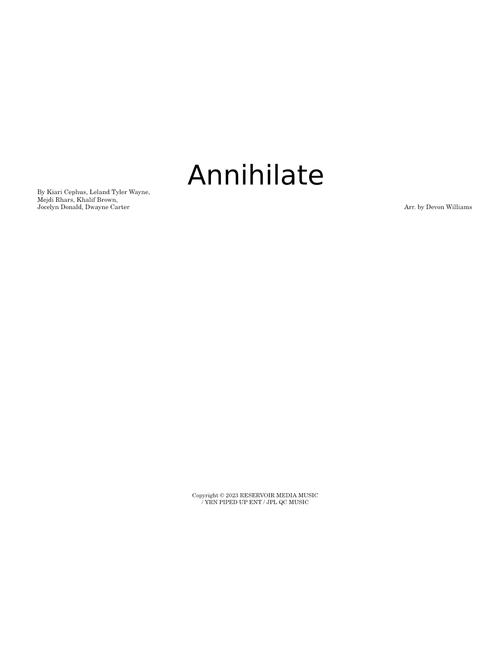 Annihilate