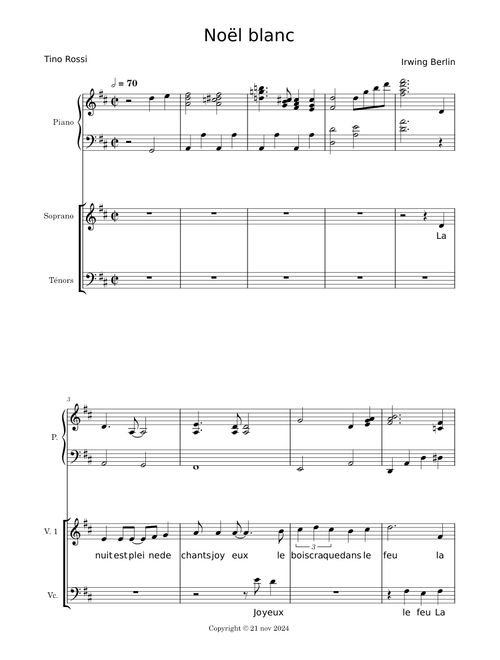 Noël blanc – Tino Rossi
