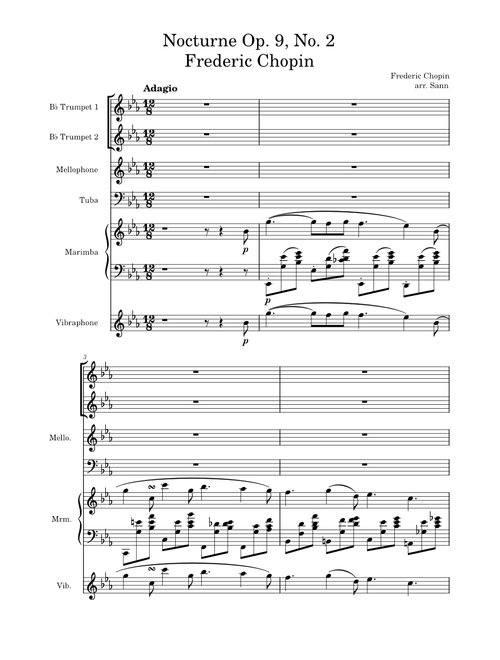 Nocturnes, Op.9, No. 2 – Frédéric Chopin