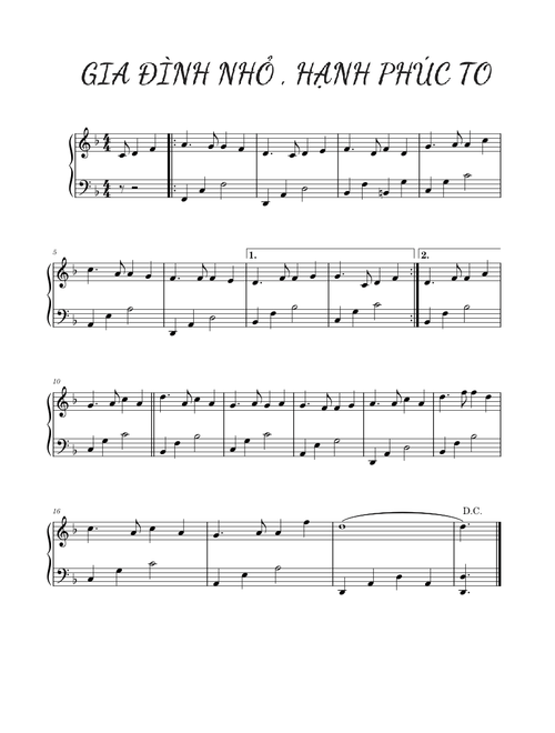 Gia Đình Nhỏ Hạnh Phúc To – Nguyễn Văn Chung
