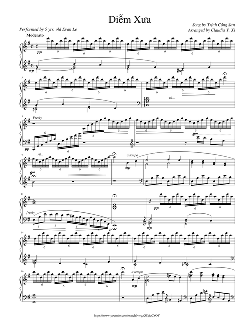Diễm Xưa - Trịnh Công Sơn