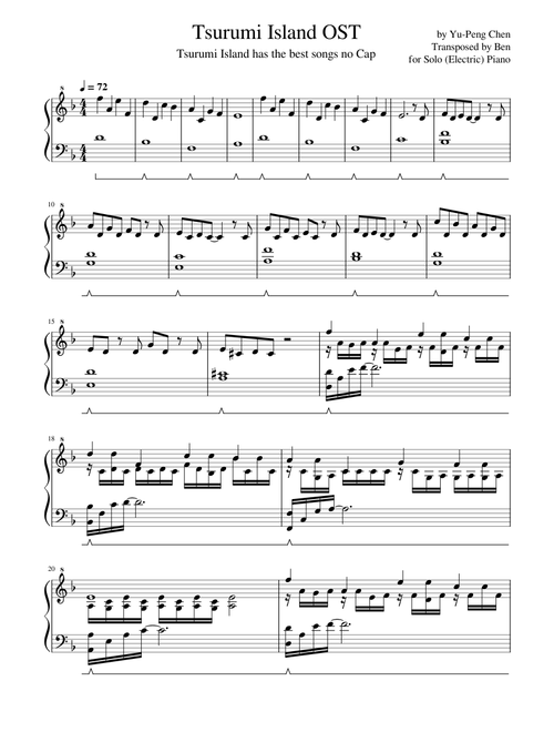 Tsurumi Island OST – Yu-Peng Chen | Genshin Impact Solo Piano