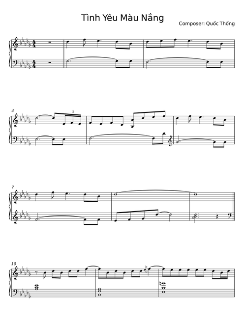 Tình Yêu Màu Nắng - Quốc Thống