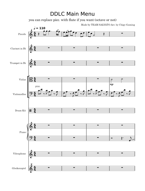 Doki Doki Literature Club! – Main Theme – Team Salvato