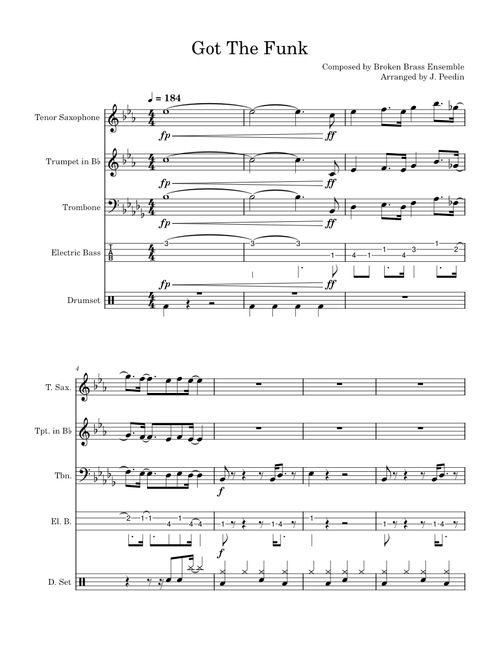 Got The Funk – Broken Brass Ensemble