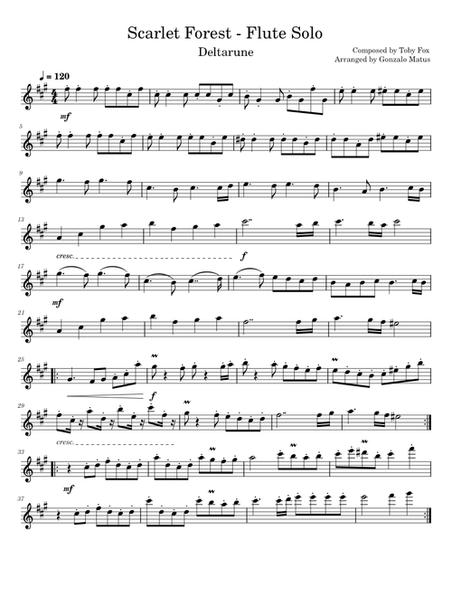 Scarlet Forest - Flute