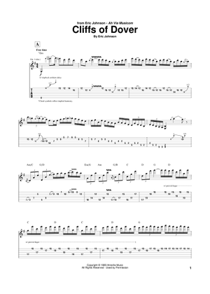 ファッションの Eric tj タブ譜 Musicom Via Ah Johnson: 洋楽