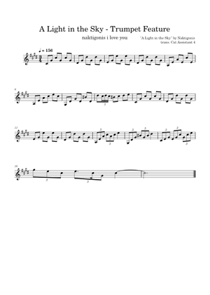 A Light In The Sky – Naktigonis - Deepwoken OST Sheet Music for Piano ...