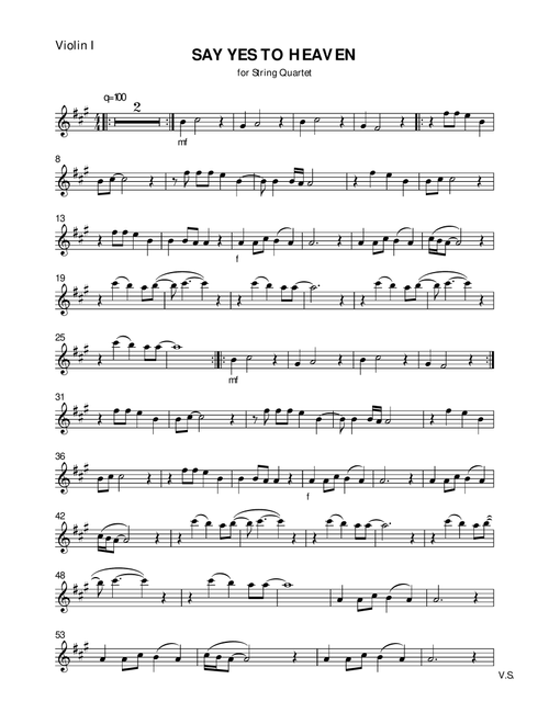 Say Yes To Heaven (Arr. Room with a View Music) - Lana Del Rey (String Quartet)
