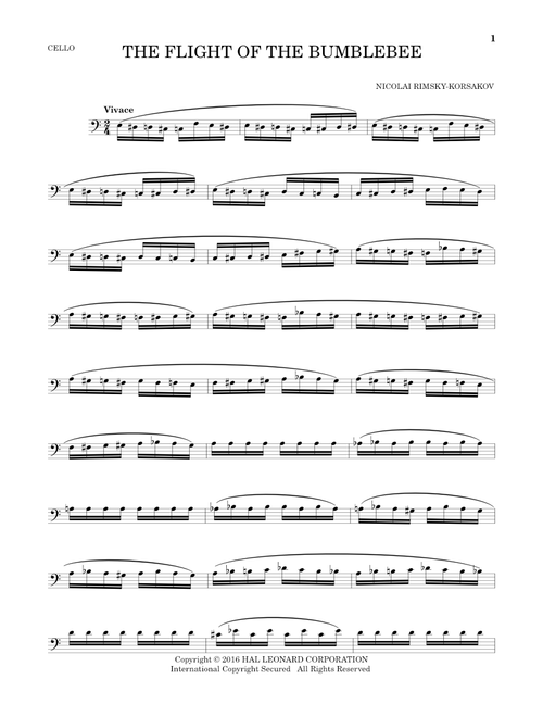 The Flight Of The Bumble Bee - Nicolay Rimsky-Korsakov (Cello Solo)