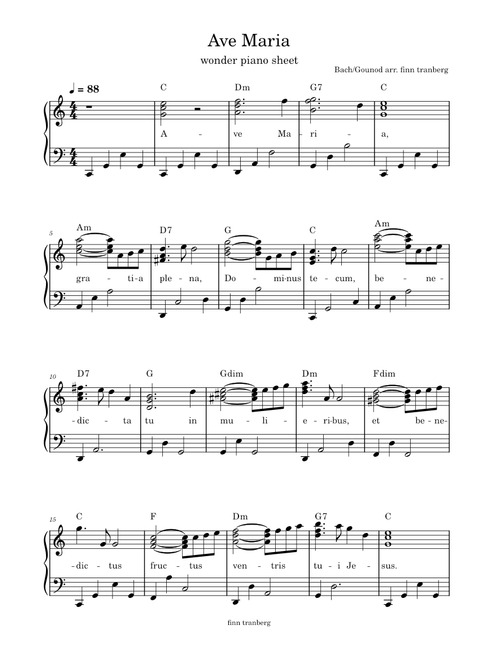 Ave Maria - Bach/Gounod