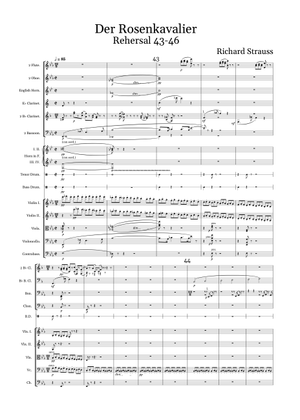 Richard Strauss Der Rosenkavalier Act III Finale (full score