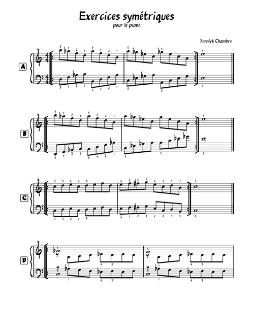 Exercices symétriques