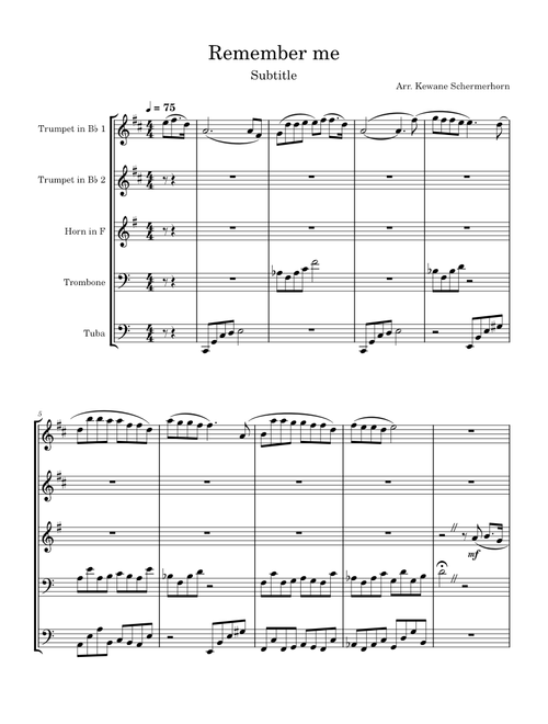 Remember Me – Misc tunes