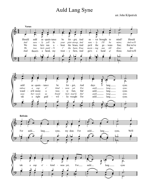 Auld Lang Syne