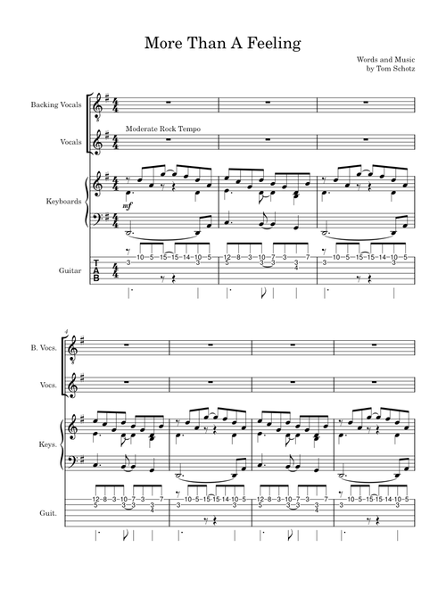 More Than A Feeling – Boston