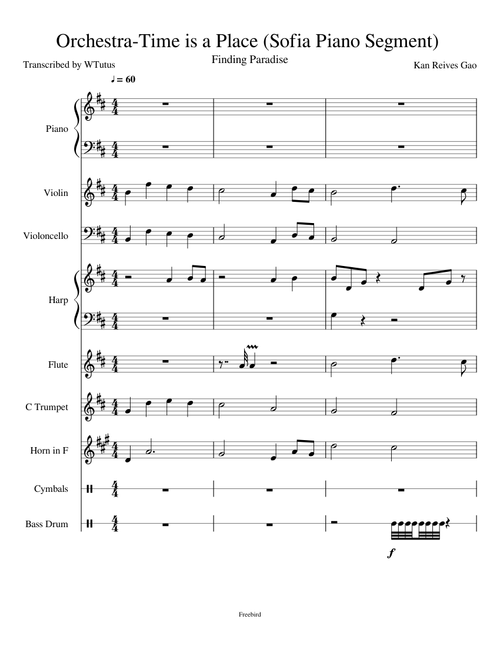 Orchestra-Time is a Place (Sofia Piano Segment)
