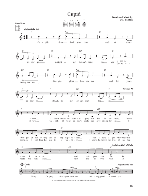 Cupid (from The Daily Ukulele) (arr. Jim Beloff) - Sam Cooke (Ukulele)