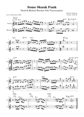 Free The Brecker Brothers sheet music | Download PDF or print on