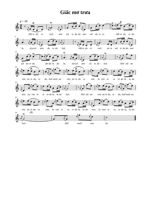 Giấc mơ trưa – Unknown author