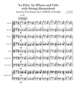 La Folia Sheet Music for Viola (Solo) | MuseScore.com