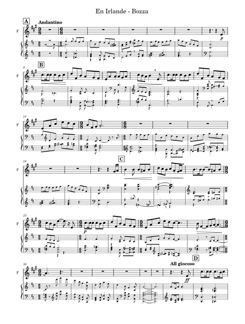 En Irland Bozza - with F Horn