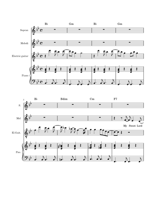 My sweet lord - George Harrison