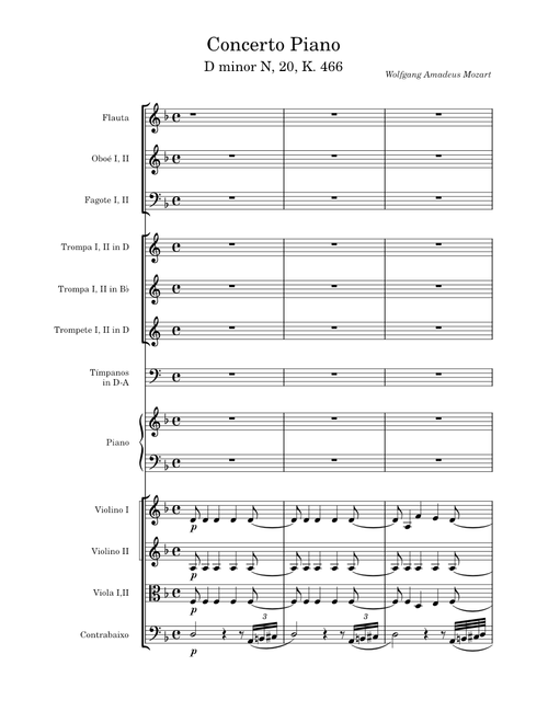 Piano Concerto No.20 In D Minor, K.466 – Wolfgang Amadeus Mozart