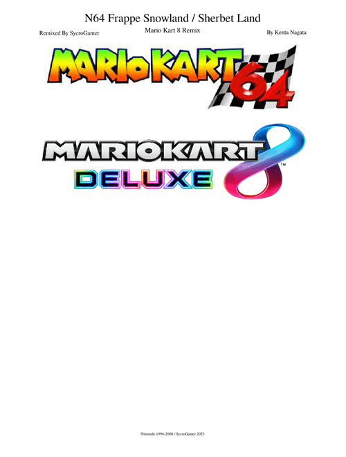 N64 Frappe Snowland / Sherbet Land - Mario Kart 8 Remix