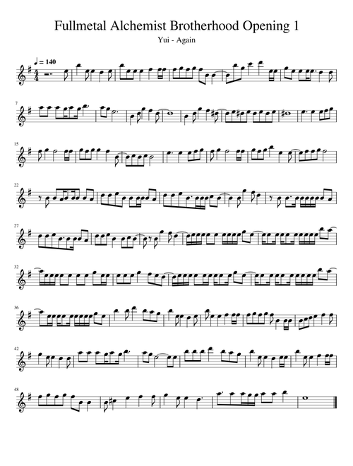 Free K-on sheet music | Anime hub | Download PDF or print on