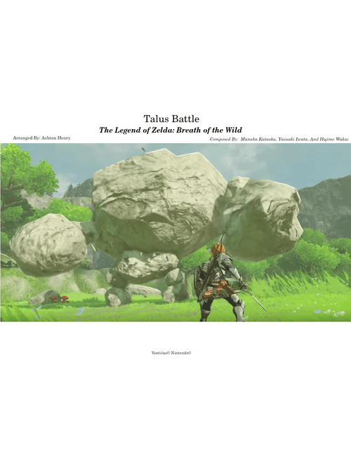 Talus Battle - The Legend of Zelda: Breath of the Wild