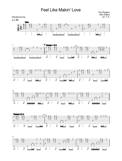 Feel Like Makin' Love - Bad Company