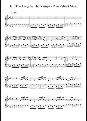 Free The Vamps sheet music | Download PDF or print on MuseScore.com