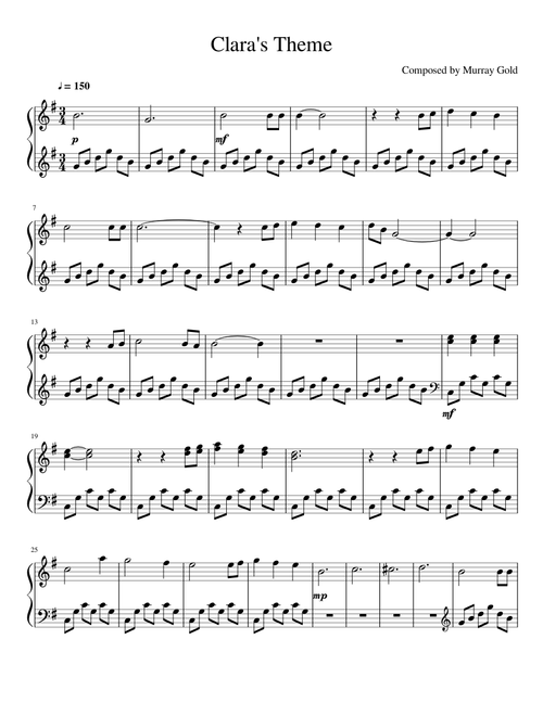 Clara's theme(easy)