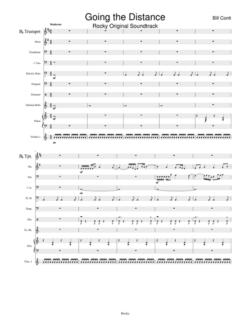 Rocky Orinigal Sound Track - Going the Distance - Bill Conti