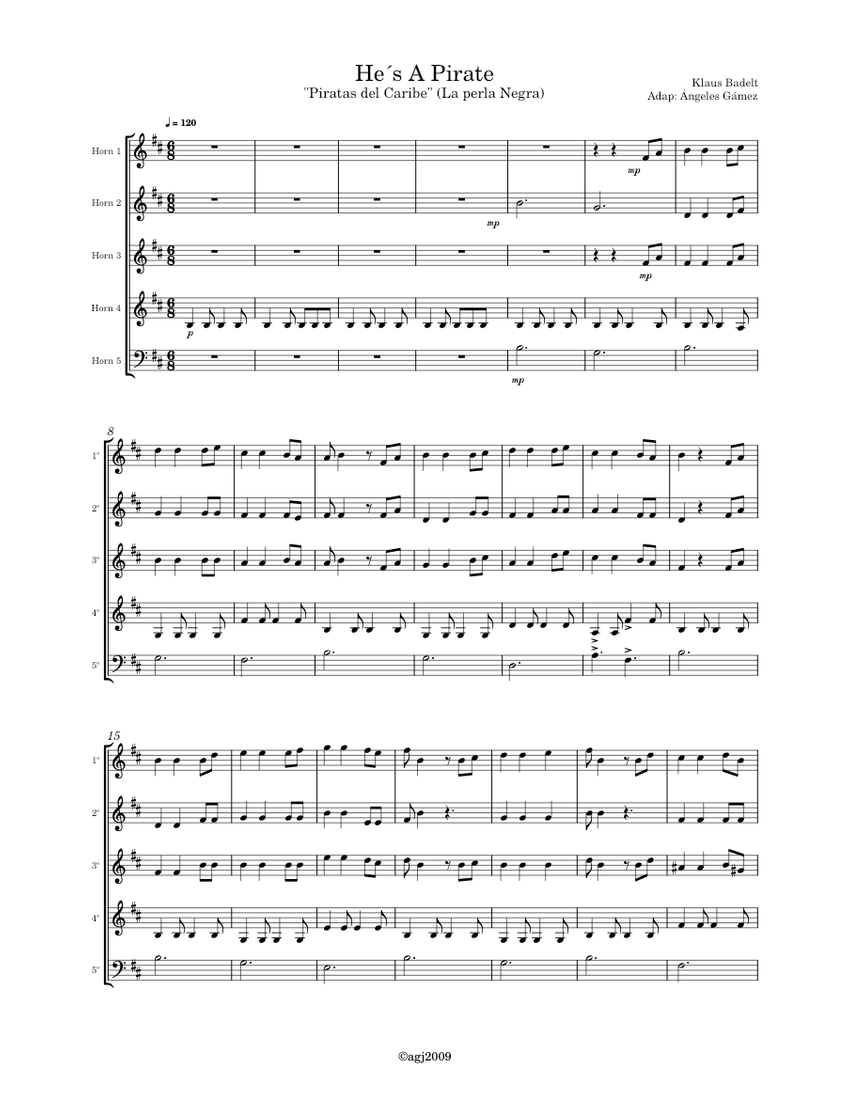 【吹奏楽譜】PIRATES OF THE CARIBBEAN 吹奏楽譜】PIRATES OF THE CARIBBEAN 吹奏楽譜】PIRATES OF THE