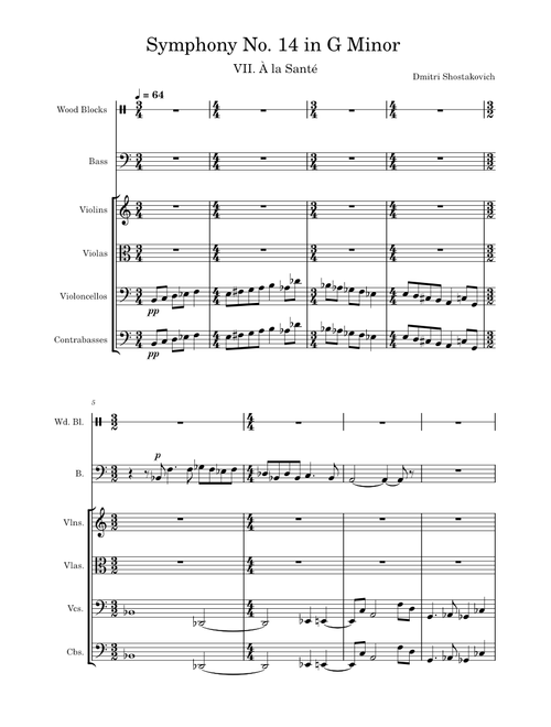 The scariest movement of Shostakovich's 14th Symphony