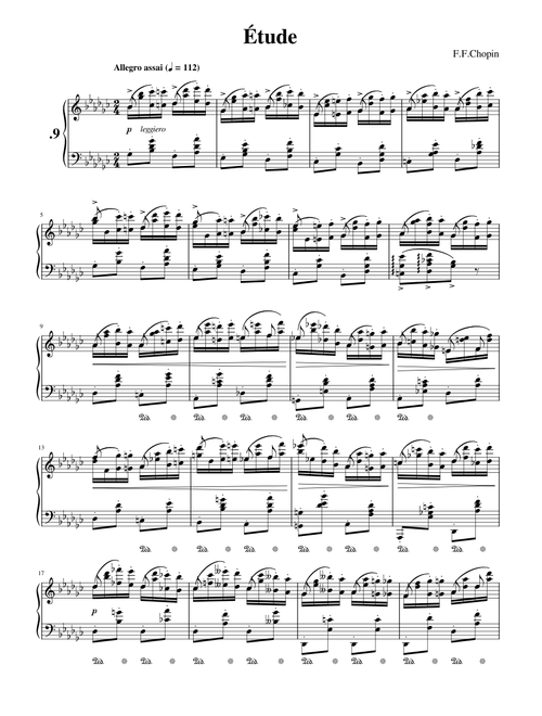 Étude in G♭ Major, Op. 25 No. 9 (Butterfly) – Frédéric Chopin