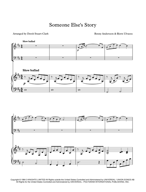 Someone Else's Story (Arr. Derek STUART-CLARK) - Atwood & Comeaux (String Ensemble)