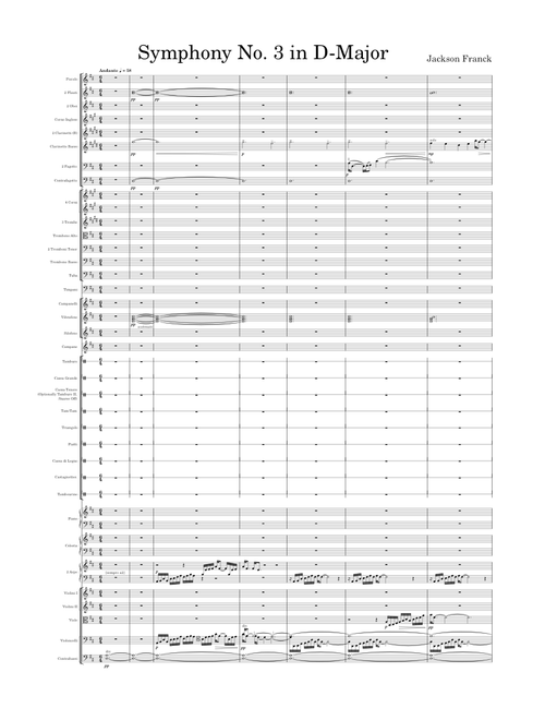 Symphony No. 3 in D-Major - Op. 16 - I. Andante - Allegretto