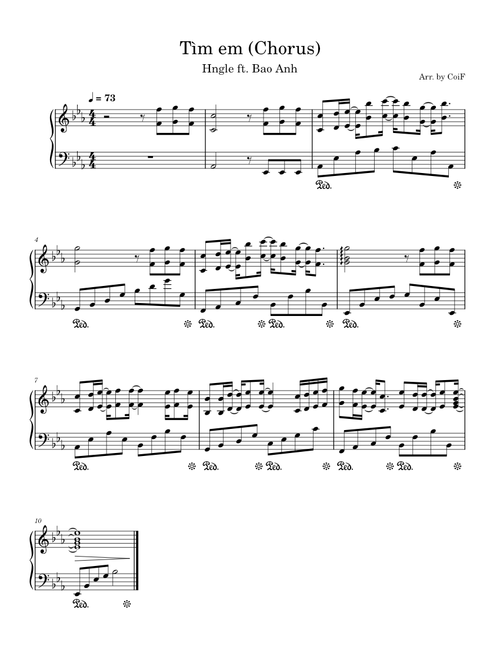 Tìm Em (Chorus) - Hngle ft. Bảo Anh (Piano)