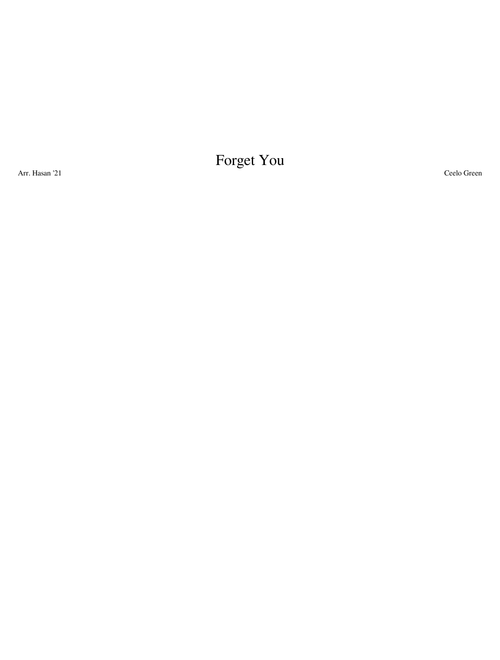 Forget You - Ceelo Green