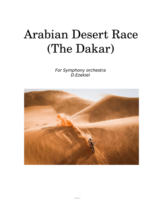 Arabian Desert Race (The Dakar)