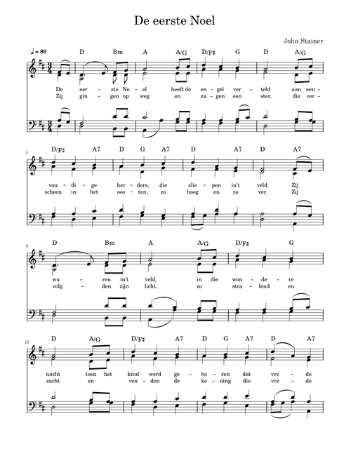 De eerste Noel - Traditional