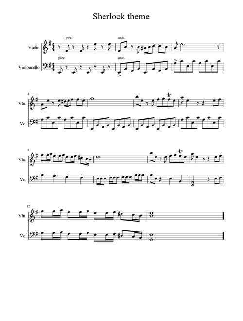 Sherlock theme