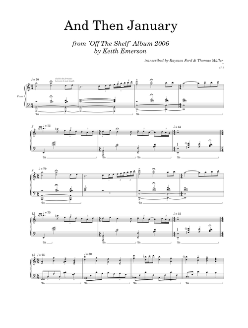 And Then January – Keith Emerson (V7.1)