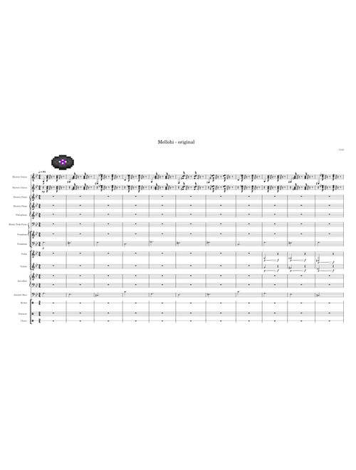 Mellohi (Music Disc by C418) - Full Accurate Transcription