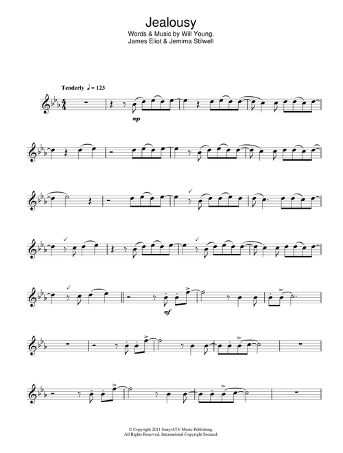 Jealousy - Will Young (Flute Solo)