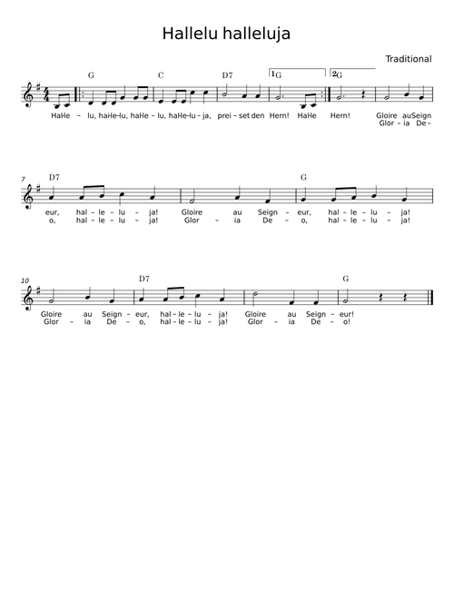 Hallelu halleluja