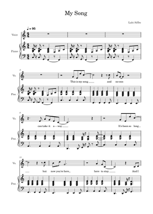 My song – Labi Siffre Sheet Music for Piano (Solo) easy | MuseScore.com